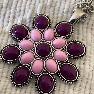 Pink Purple Necklace